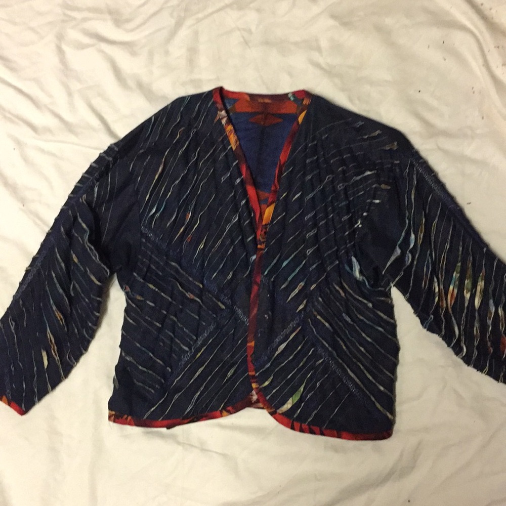 One of a kind wearable art jacket